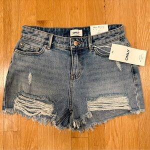 Only Pacy High Waist Denim Shorts